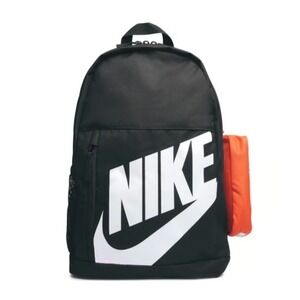 Nike Elemental Youth Black Backpack with Pencil Pouch School Bag NWT